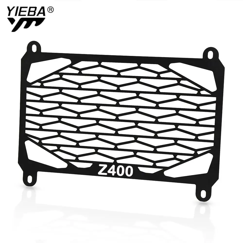

Motorcycle Aluminum Radiator Grille Guard Protector Grill Cover For kawasaki ninja 400 2018 2019 2020 Z400 Z 400 2 Style