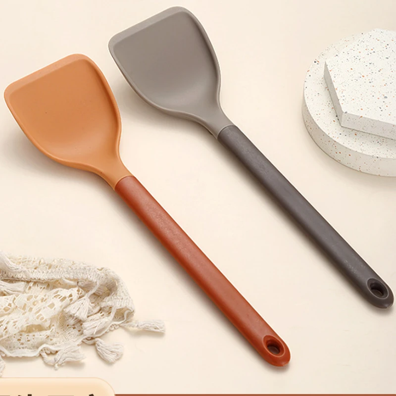 

Food Grade Silicone Shovel Resistant To High Temperature Does Not Hurt The Pot Cooking Supplies Non-stick Pan Cooking Spatula