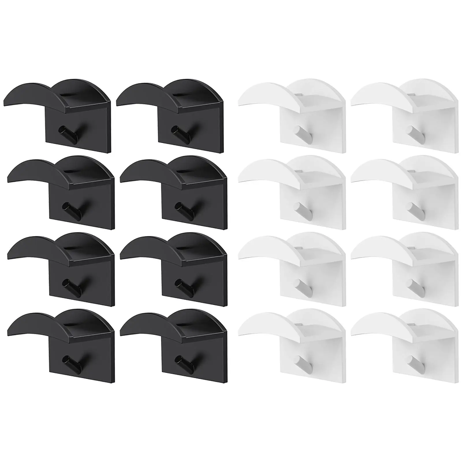 

Wall Mount Hat Hooks Coat Racks Hook Stick On Storage for Bedroom Towel Bag