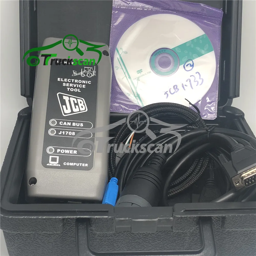 Для JCB сельхозтехника инструмент для диагностики, адаптер для передачи данных для JCB диагностический комплект