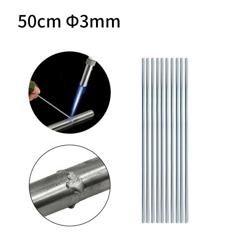 

Silver Aluminium Welding Rods 10 piece 33cm/50cm 500mm/330mm Lot Low Temperature Pack Rod Set Wire Brazing 10Pcs