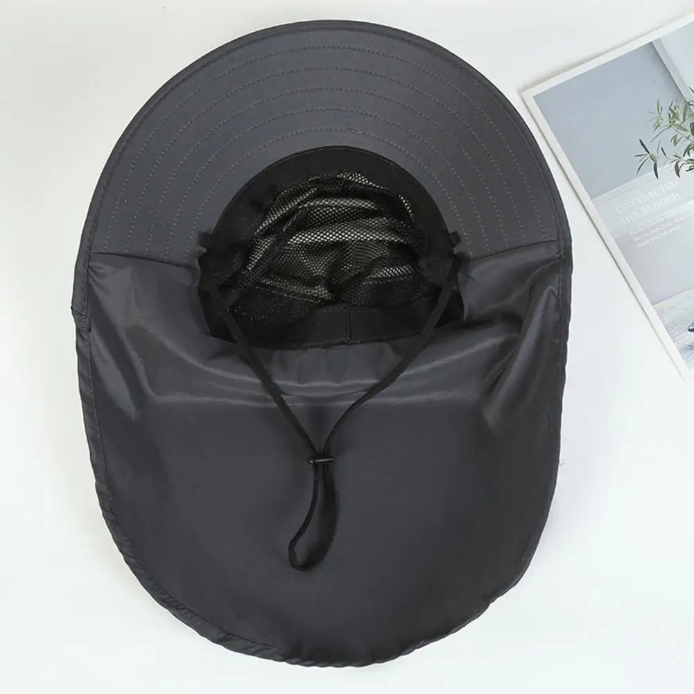 

Fisherman Hat Breathable Sun Hat Solid Color All Match Holiday Hat