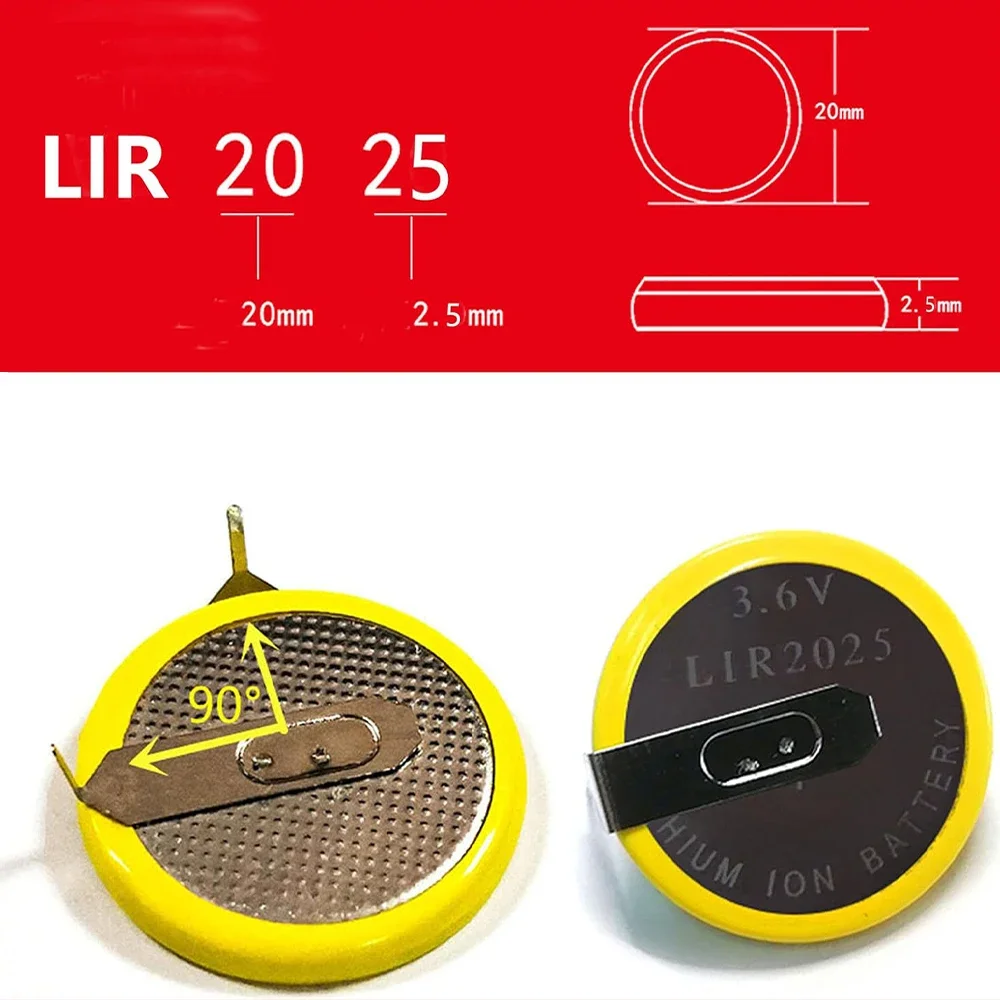 Сменный аккумулятор для LIR2025 90 градусов BMV Mini Cooper M3 M5 M6 Z3 E63