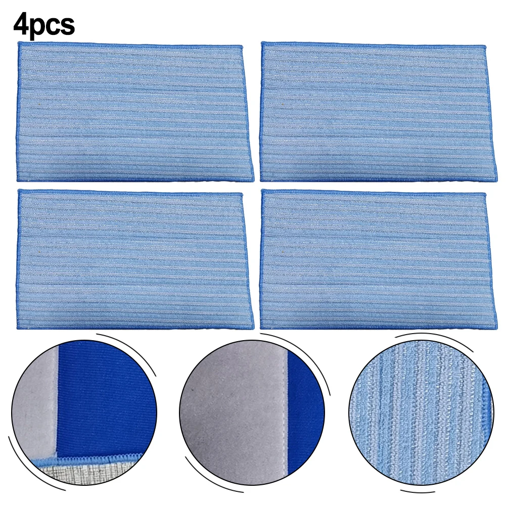 

4pcs For HAAN SI-25 Mop Pads SI-25 SI-40 SI-60 SI-70 Part # RMF2 RMF2P RMF2X Robot Vacuum Cleaner Accessories Household Tools