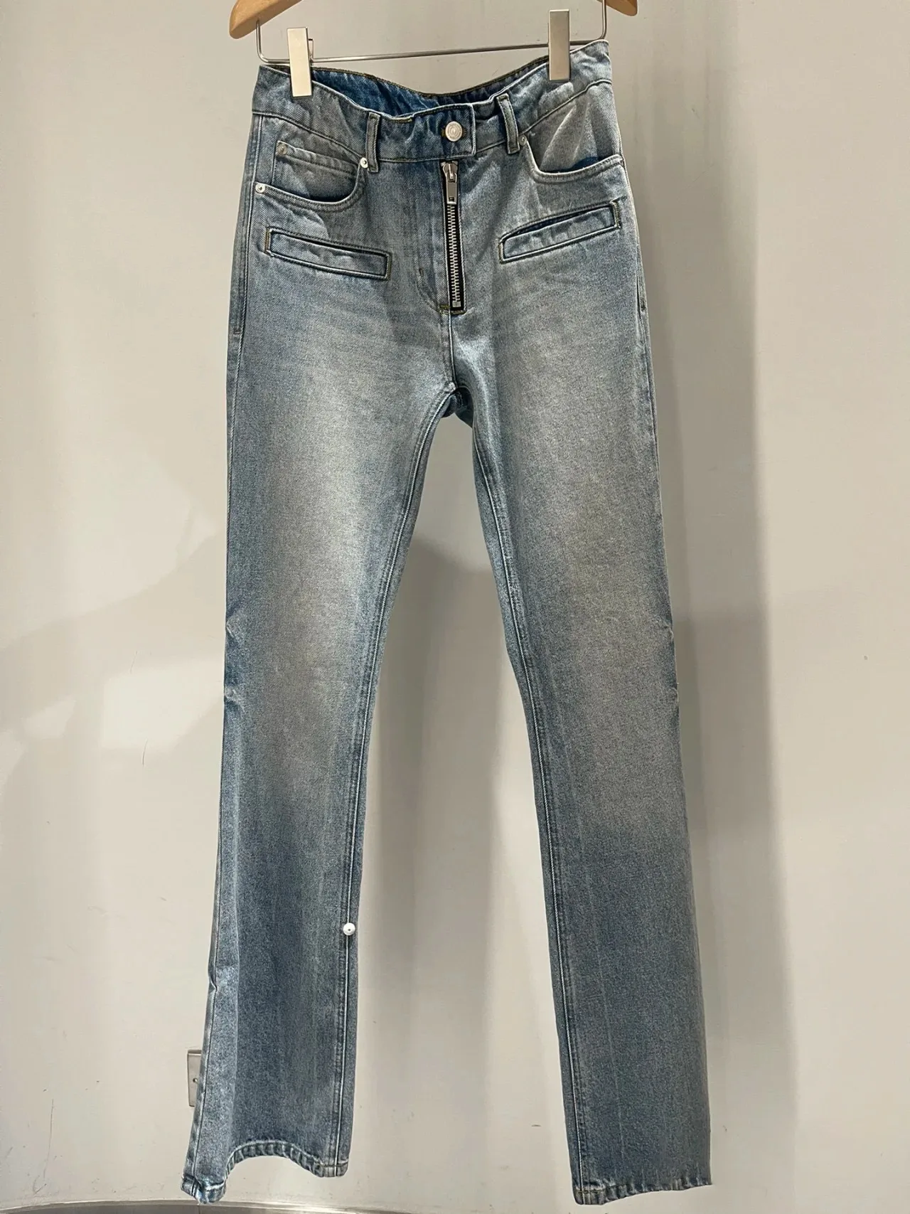 

Fashion Classic Trendy Luxury Designer cloth Casual Wide Leg Pants Jeans Female