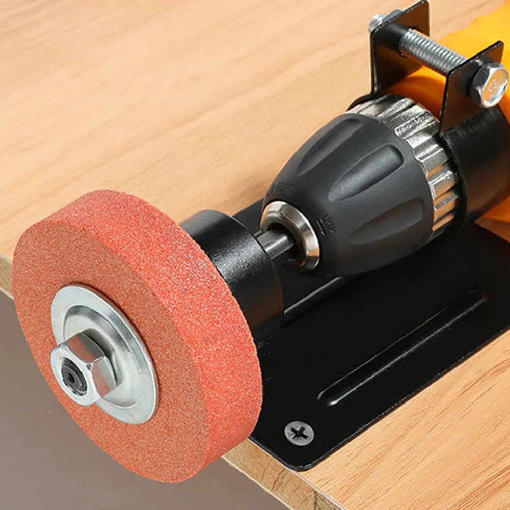 

Hand Electric Drill to Grinder Machine Kits Sander Conversion Head Grindstone Polishing Grinding Wheel for Metal Knife Polish To