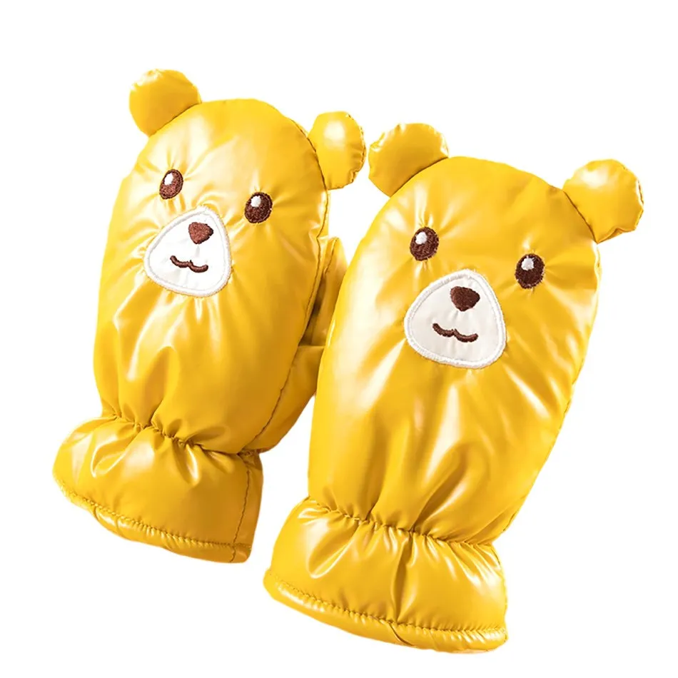 

Детские перчатки, Детские Водонепроницаемые зимние рукавицы с подкладкой из шерпы без царапин