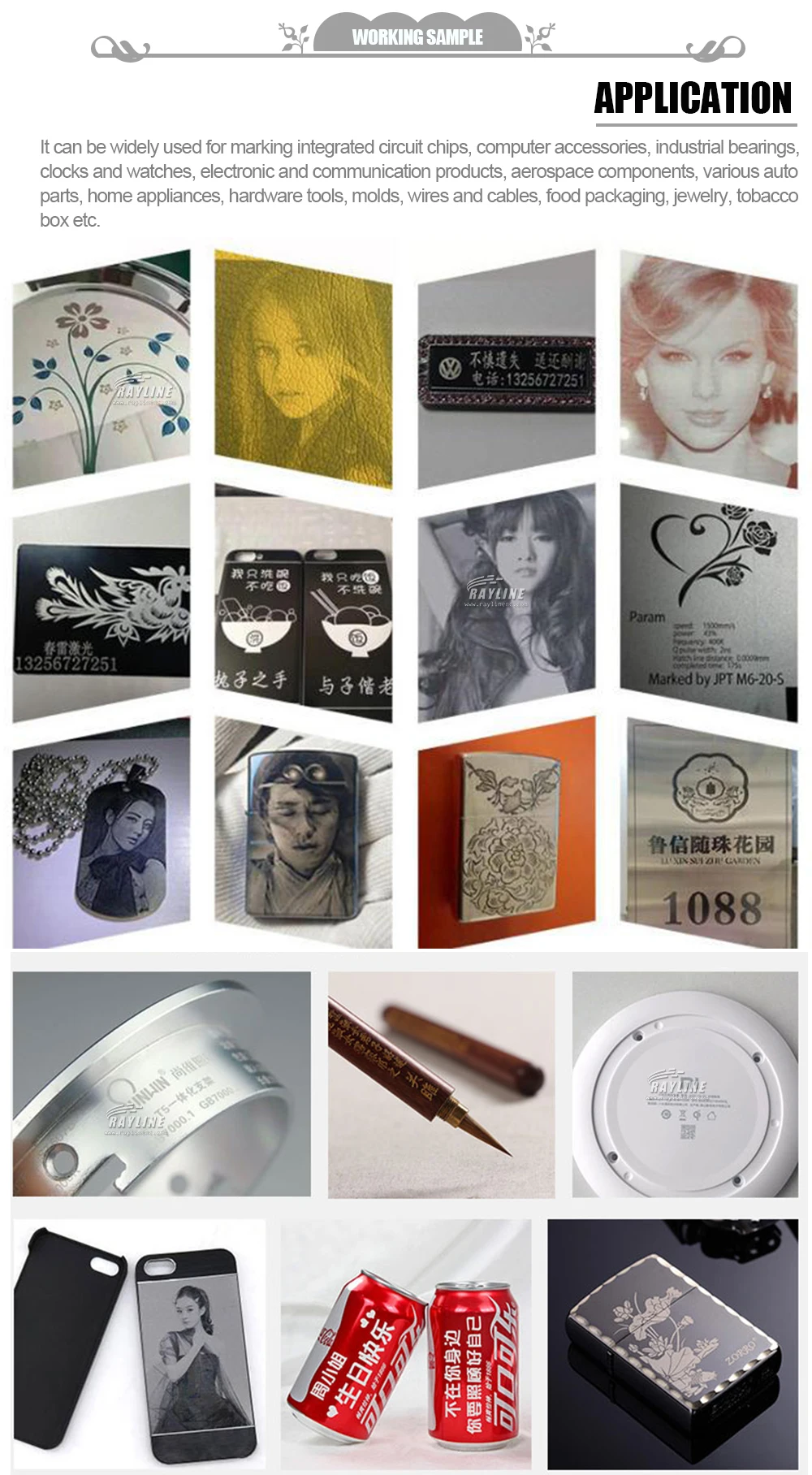 Лазерный маркировочный станок Raycus 20/30/50 Вт