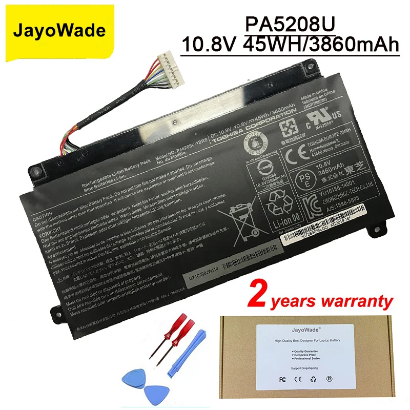 JayoWade PA5208U-1BRS PA5208U Battery for Toshiba Chromebook CB30 CB35 CB35-B3340 CB35-B3330 for Satellite E45W P55W L55W-C L55