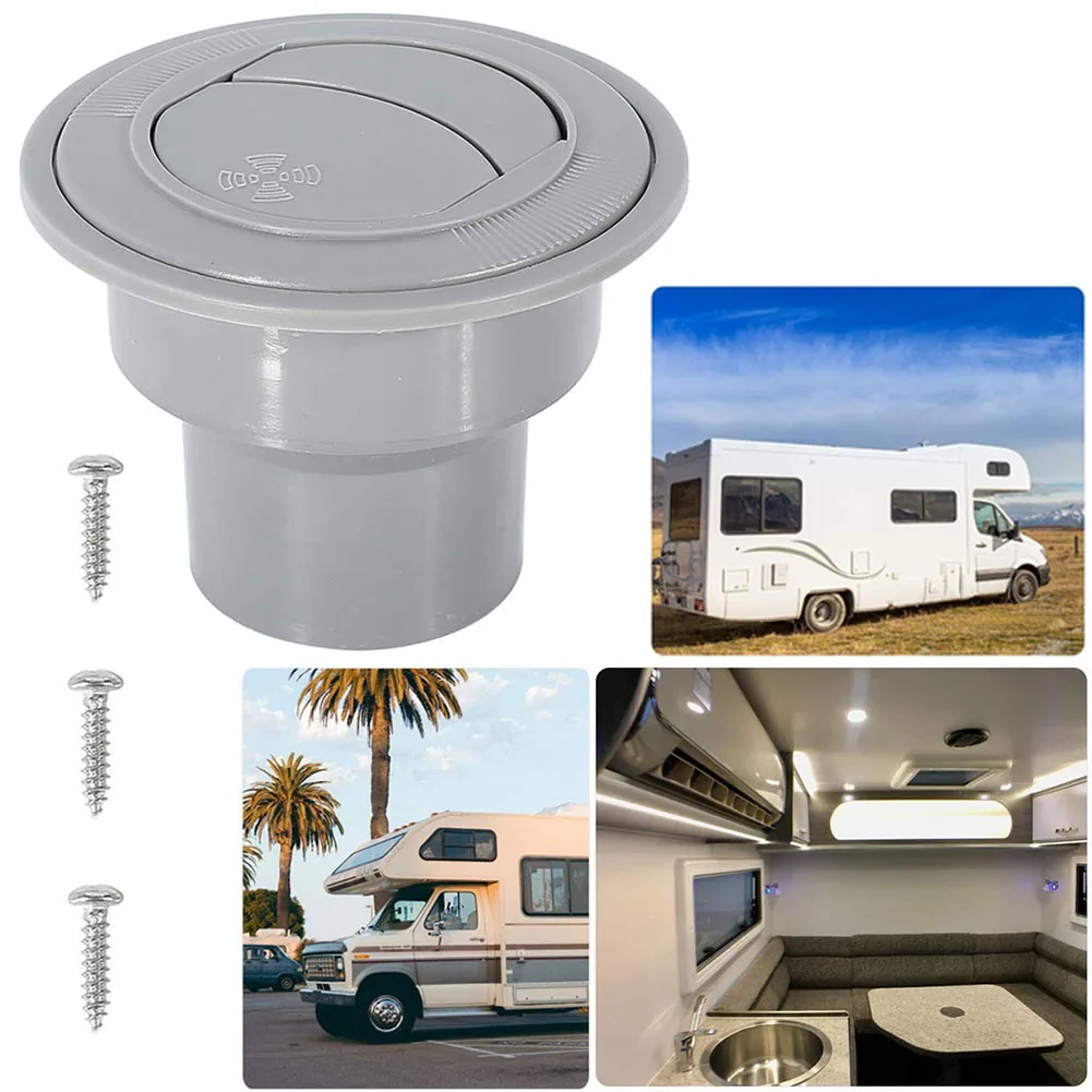

RV Air Conditioning Vent 53mm A/C Heater Deflector ABS Plastic Adjustable