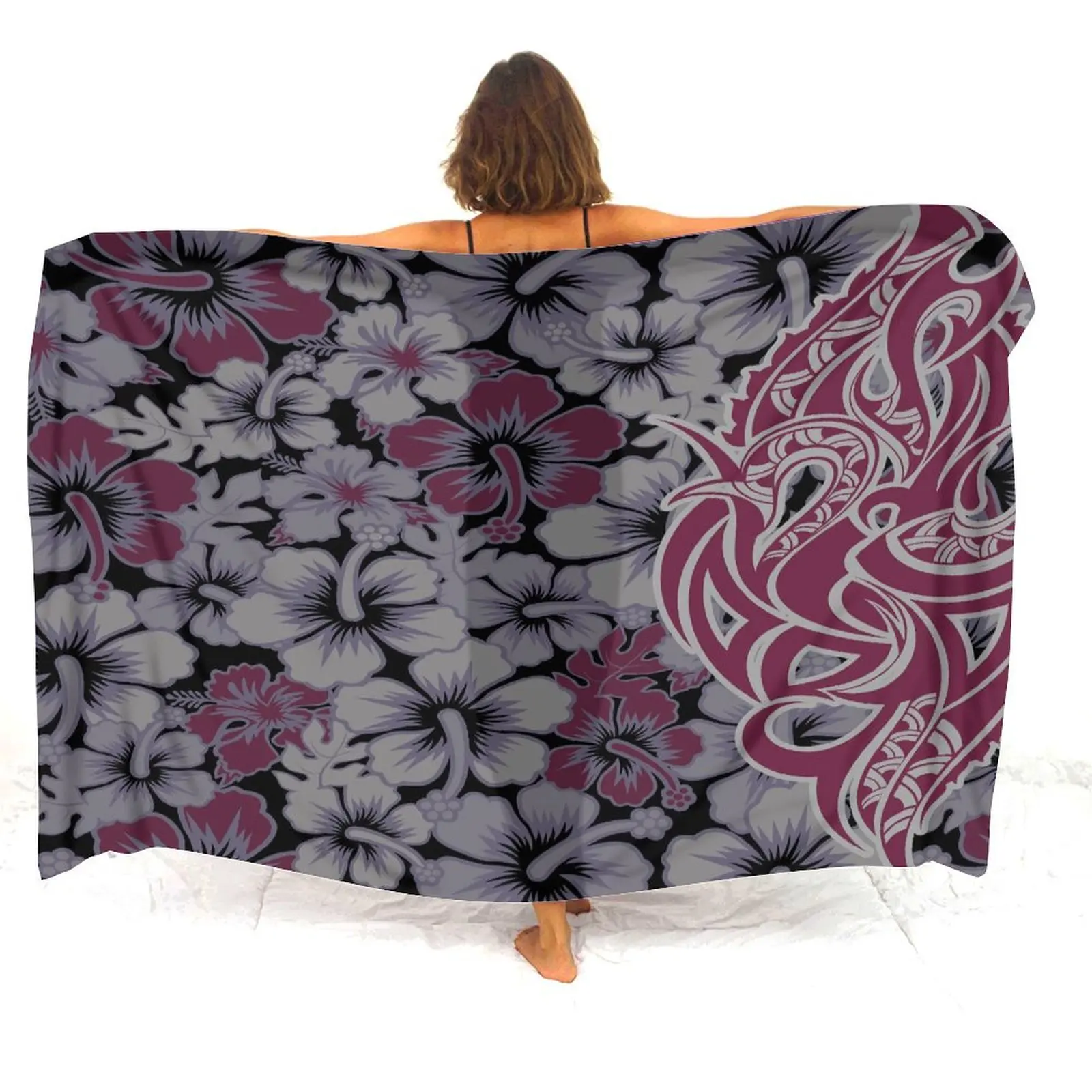 Летние горячие продажи женские саронги пользовательский полинезийский