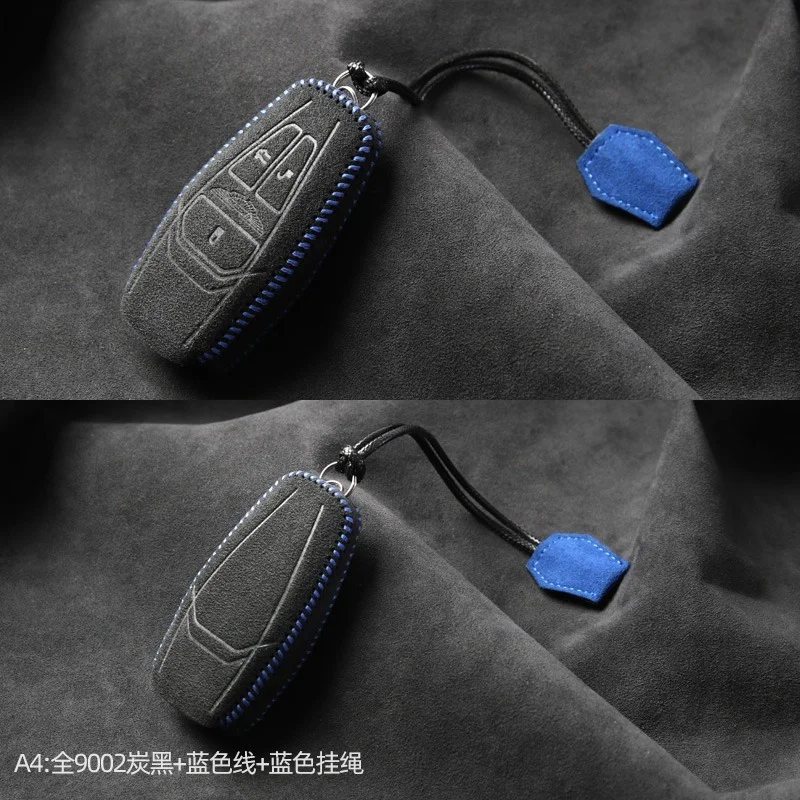 

High-end Alcantara Suede Key Chains Key Case for Aston Martin DB11/Vantage/DBX Car Accessories