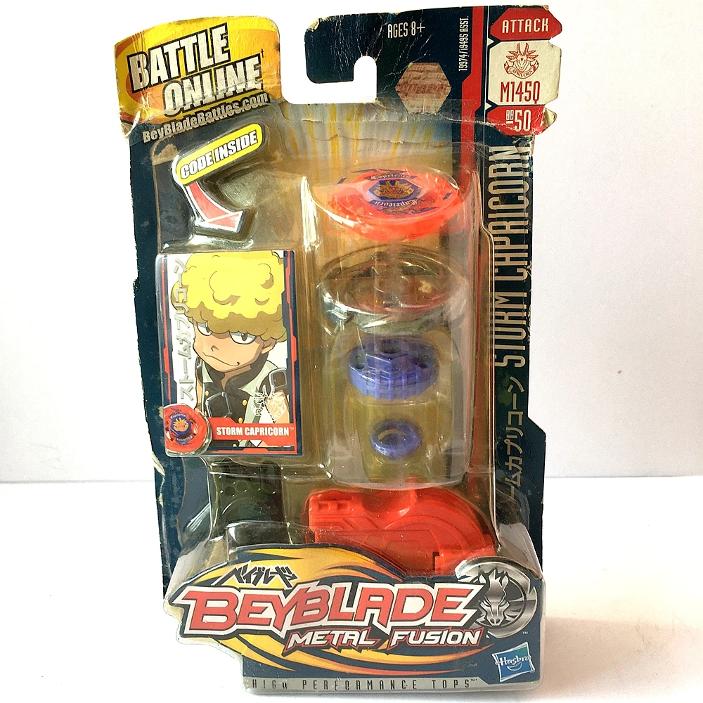 

GENUINE Beyblade Metal Fusion BB-50 STORM CAPRICORN M145Q #03361 Ages 8+ ATTACK