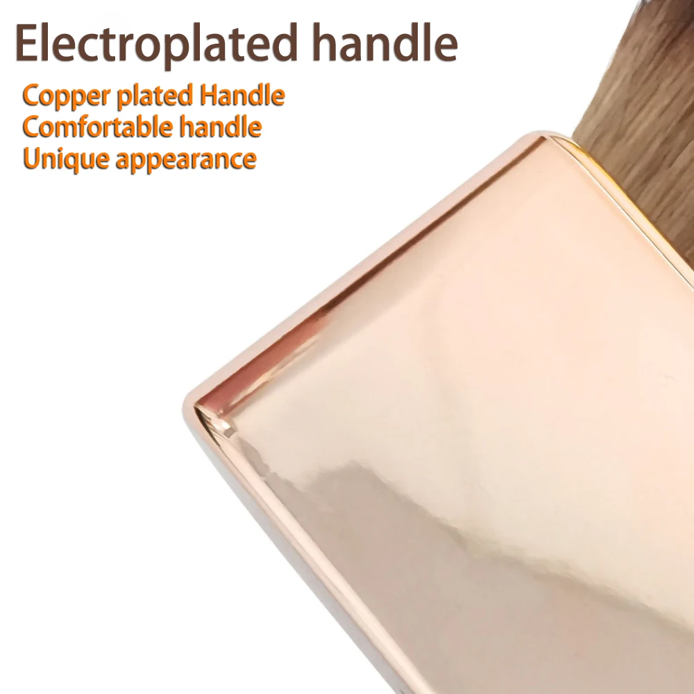 Роскошные кисти для макияжа цвета шампанского плоская Тональная основа