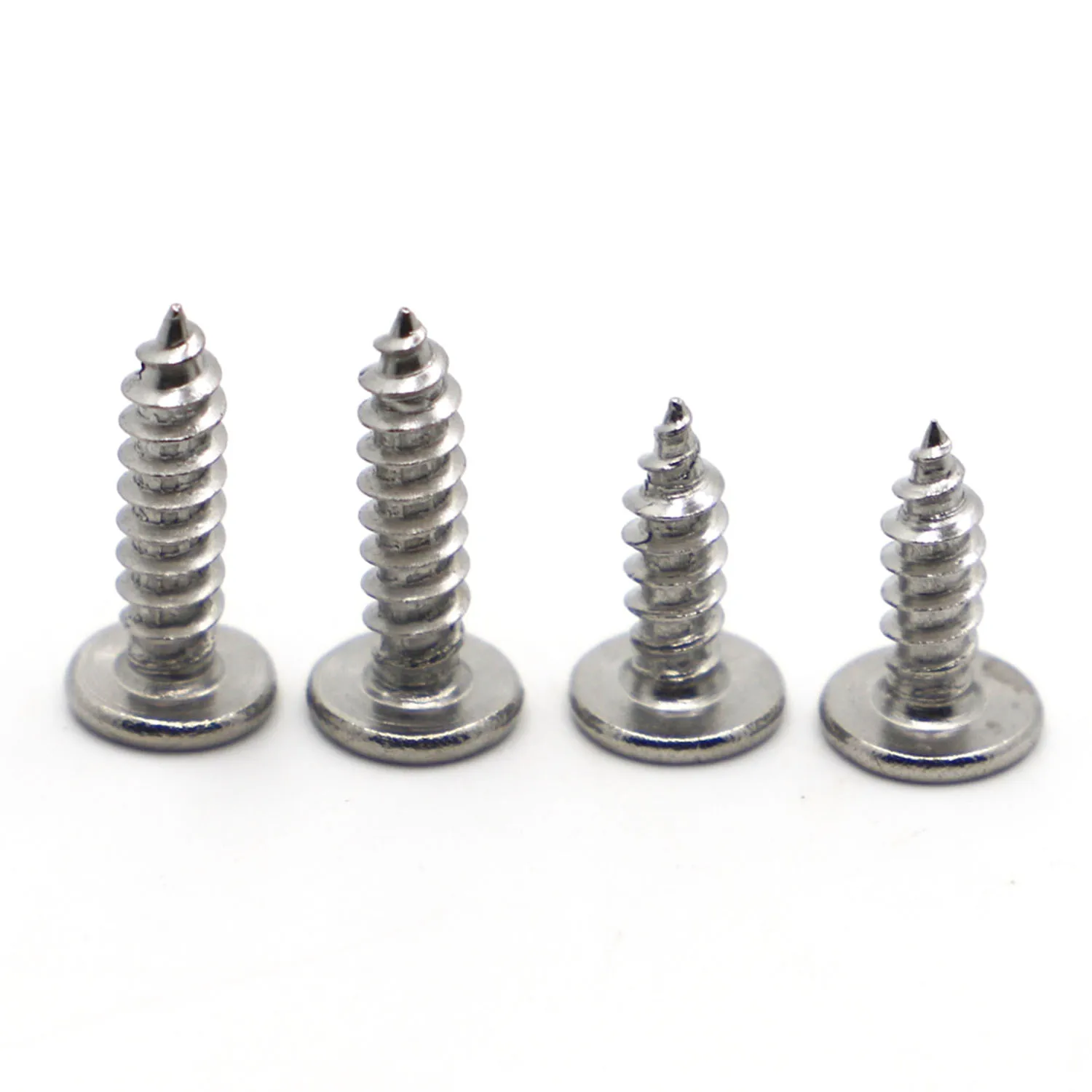 CM M2 M2.3 M2.6 M3 M3.5 M4 M5 M6 A2 304 Сверхтонкий Самонарезающий деревянный винт из нержавеющей