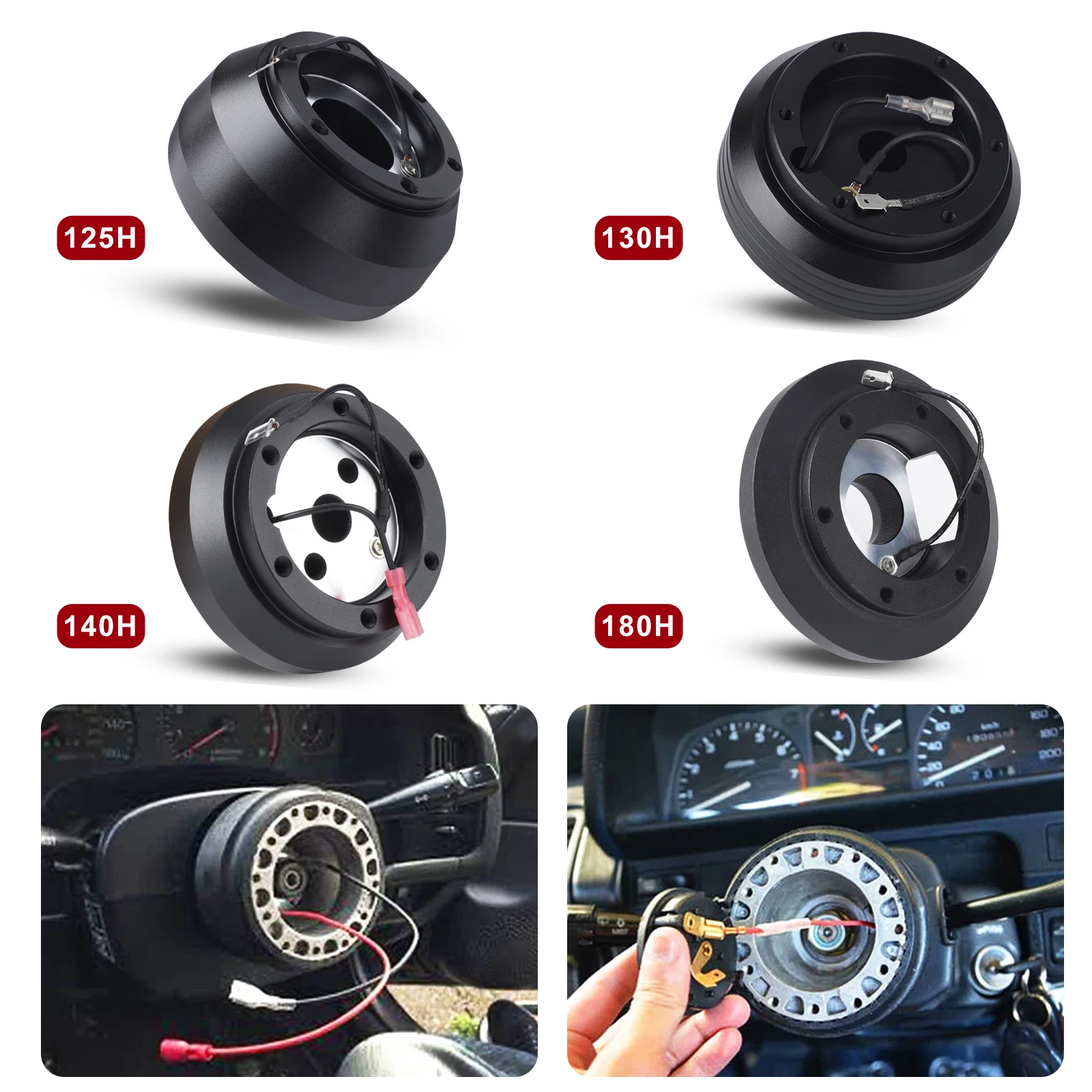 

Aluminum Steering Wheel Short Hub 125/130/140/180H Adapter Quick Release Boss Kit For Scion FR-S For Subaru BRZ For Toyota Camry