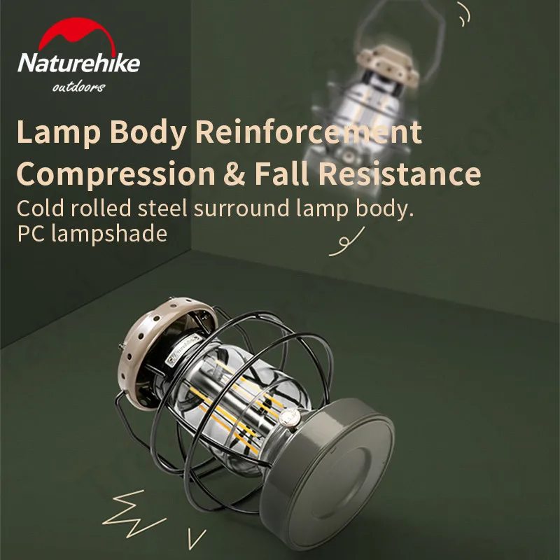 Naturehike уличная портативная лампа для кемпинга регулируемая светодиодная
