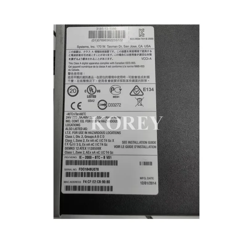 Фото В наличии: Модуль коммутации IE2000 IE-2000-8TC-B V01 №3