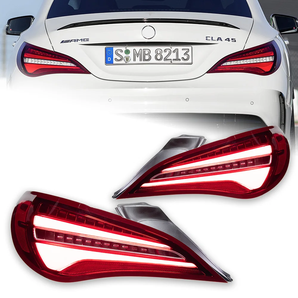 Фото Задний фонарь для Mercedes-Benz CLA200 250 2014-2020, автомобильные товары, LED DRL, линзы Hella Xenon, Hella Hid H7, W117, аксессуары для CLA №3