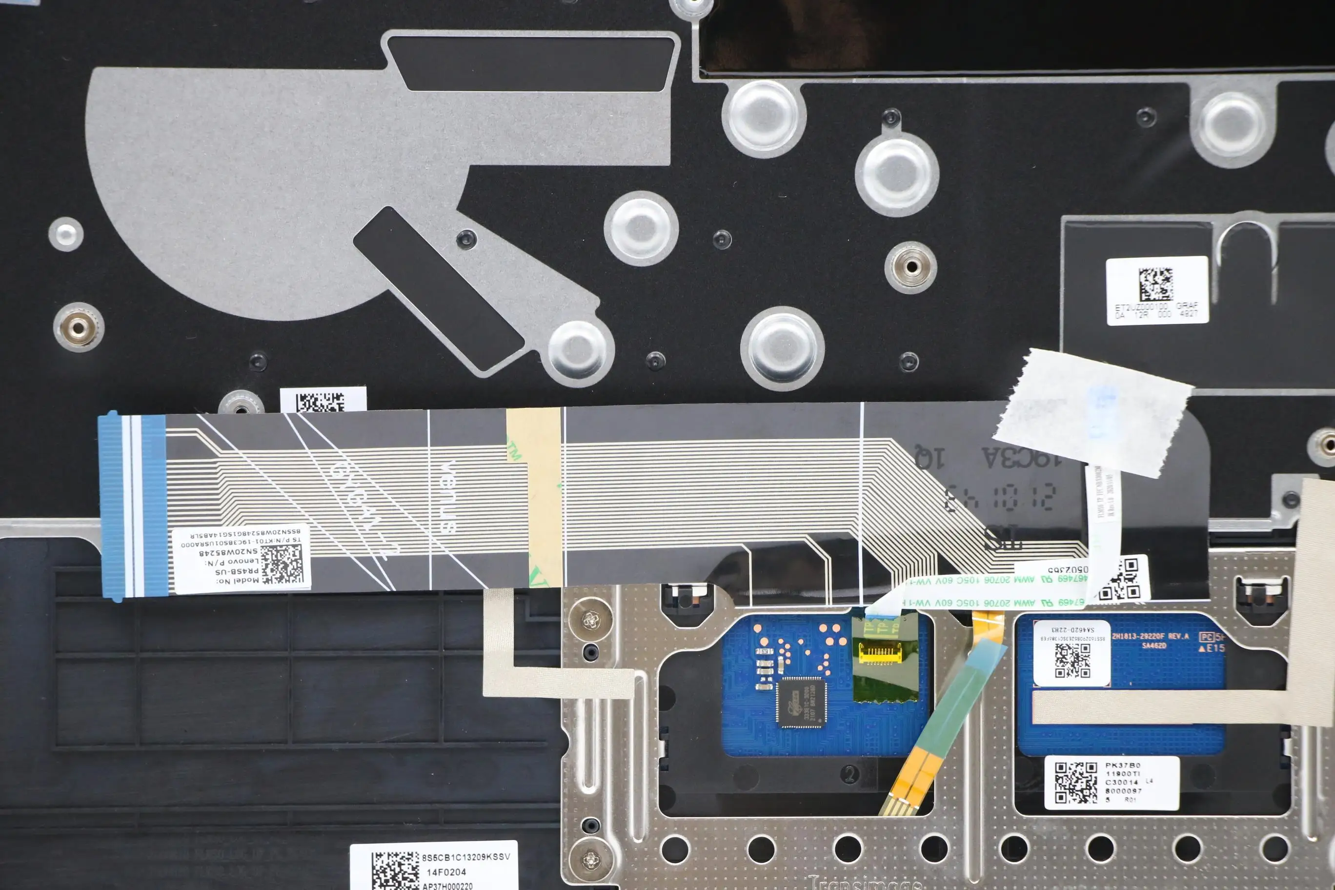 Новый и оригинальный чехол для подставки рук Lenovo IdeaPad 5-14ITL05/голубой клавиатуры