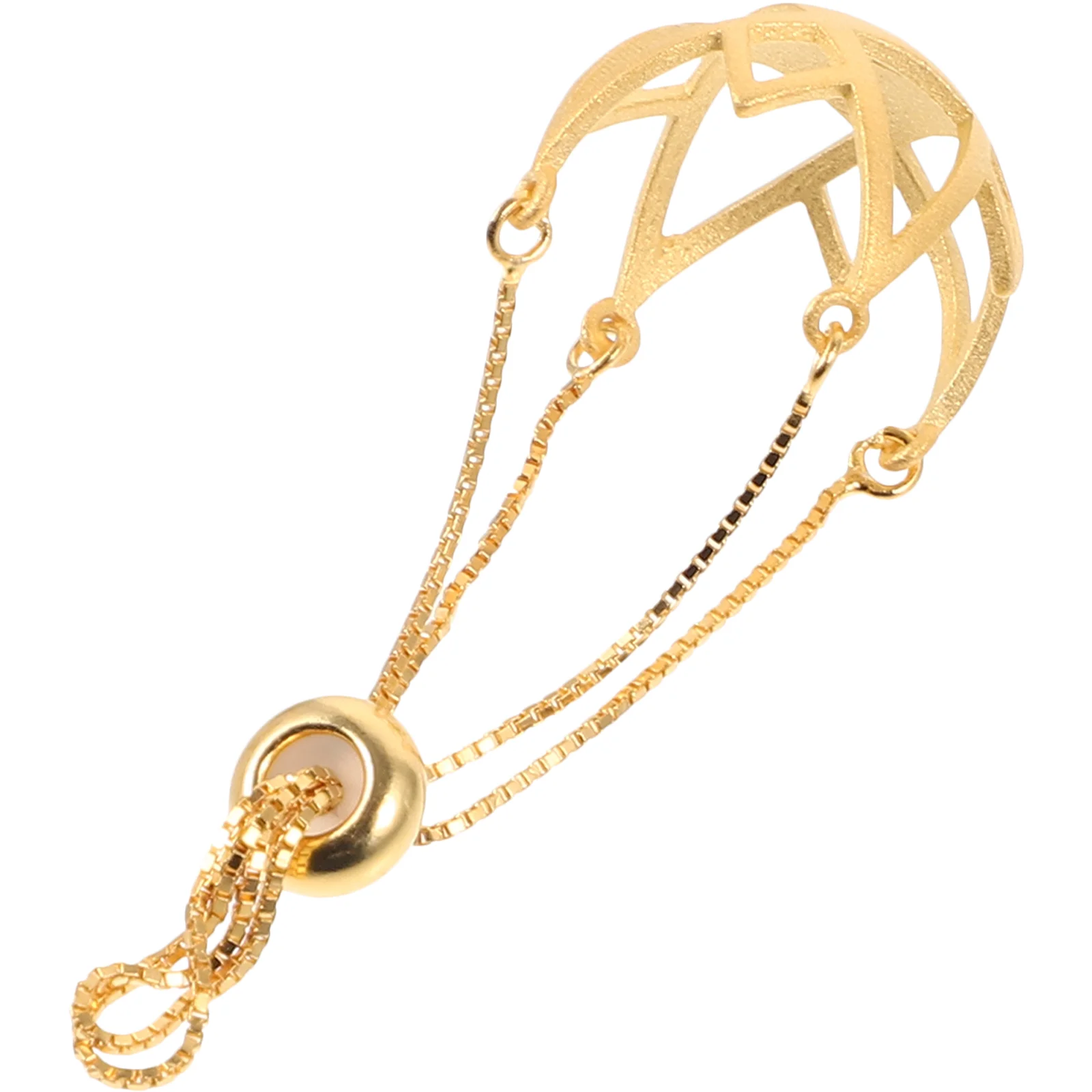 

Stone Necklace Holder Hollow Stone Holder Pendant Crystal Holder Jewelry DIY Necklace Pendant
