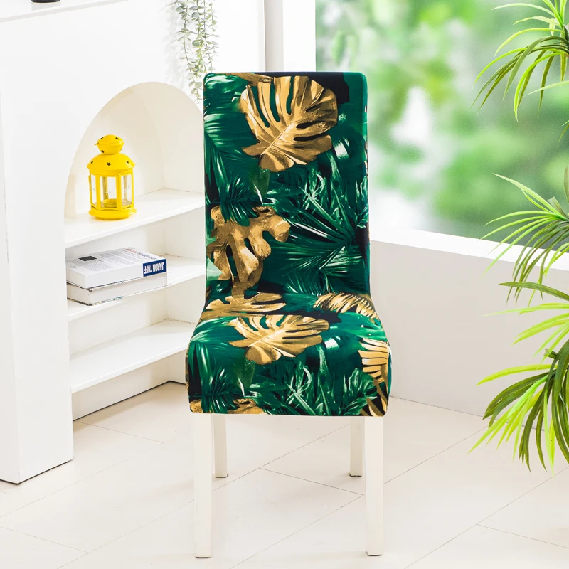 

Чехлы для стульев S-EMIGA, цветочный принт, эластичный