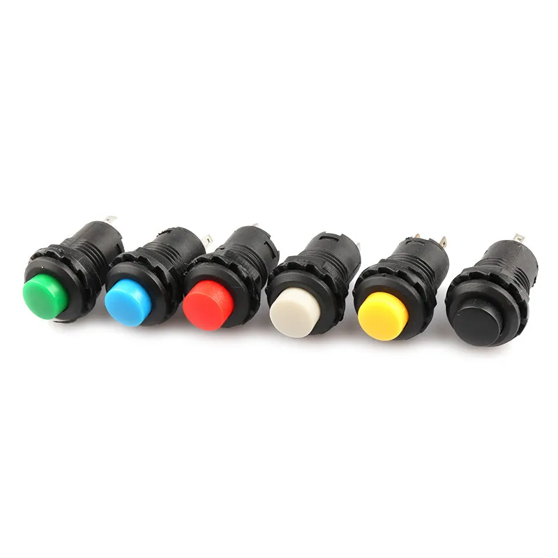 

Self-Lock /Momentary Pushbutton Switches DS228 DS428 12mm OFF- ON Push Button Switch 3A /125VAC 1.5A/250VAC DS-228 DS-428