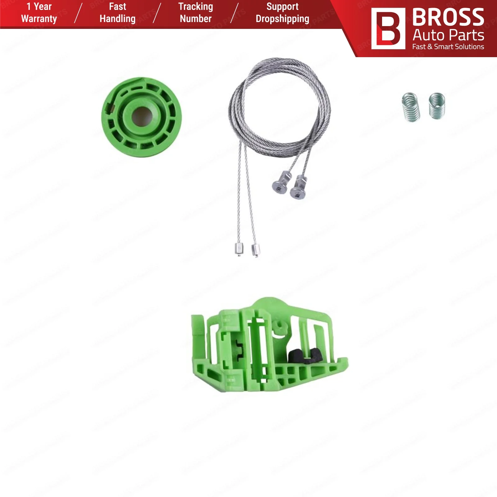 Bross Авто Запчасти BWR980 электрические Мощность регулятор окна ремонтный набор