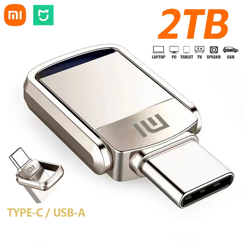 Xiaomi MIJIA USB 3.1 Type-C Conversion Interface 2TB 1TB 512GB 256GB Mobile Computer Interconnect Portable USB Universal Storage