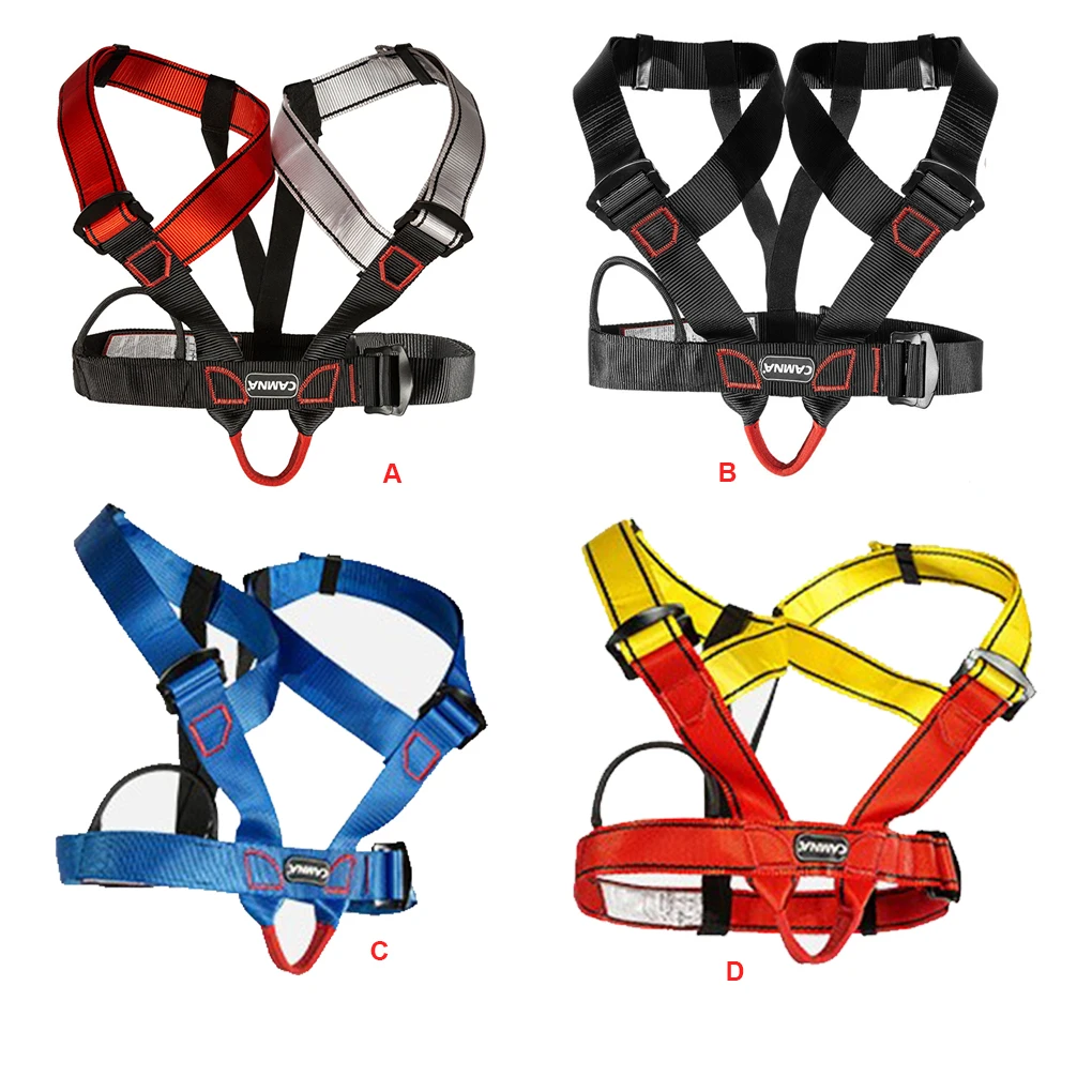 

Climbing Harness Equipment Professional Simple Fixing Strap Protective Gear for Outdoor Sport Protection Red Grey