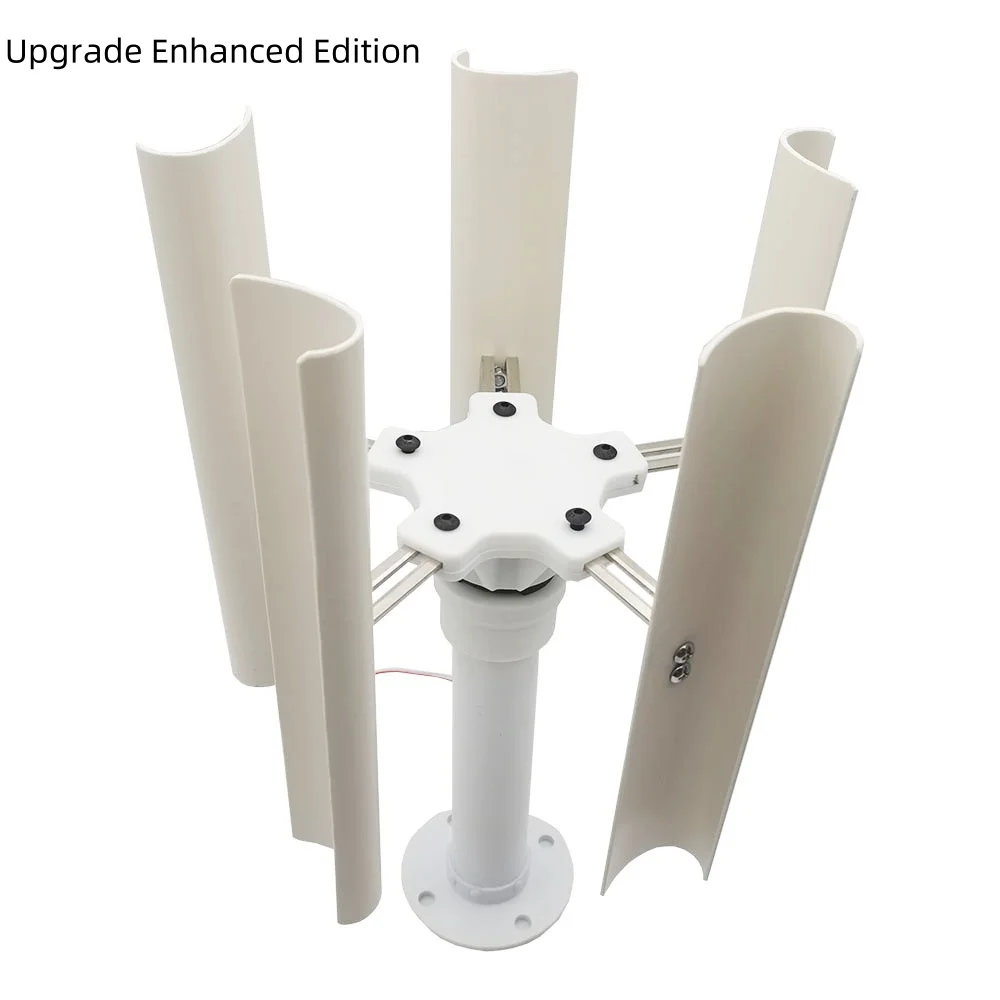 Вертикальный ветрогенератор сделай сам с пятью лезвиями модель Трехфазный