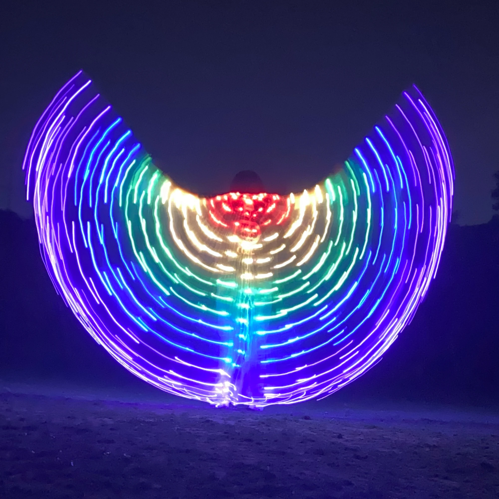 

Dance LED Isis Wing Child Adult Performance Fluorescent Butterfly Light Wings Dancing Bellydance Carnival Stage Led Costume Wing