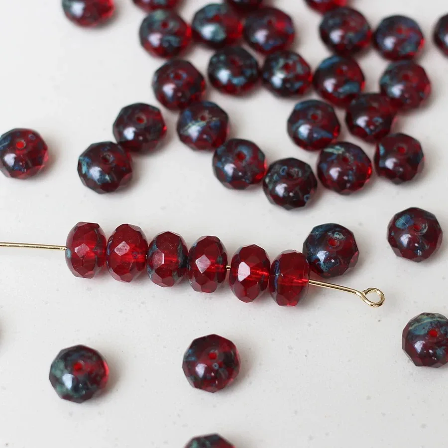 10 шт. 6*9 мм бусины ручной работы браслет ожерелье серьги свободные украшения DIY