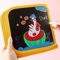 diy magic drawing board doodle sketch painting drawing coloring books for kids with water chalk wipe learning educational toys