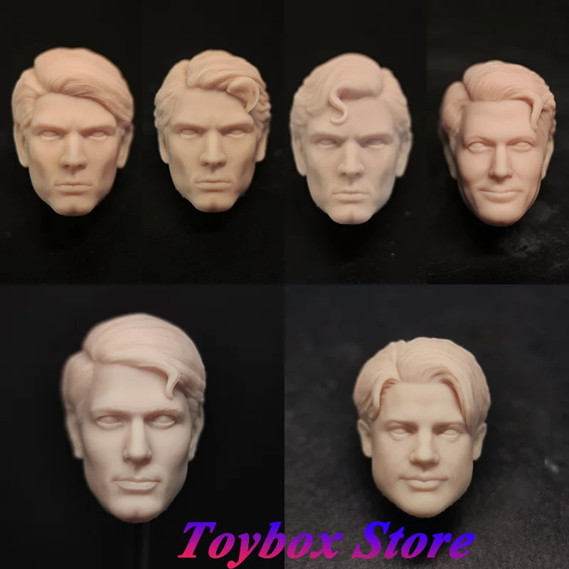 Белая модель на заказ 1/12 Брэндон рот Супермен Неокрашенная голова среднего