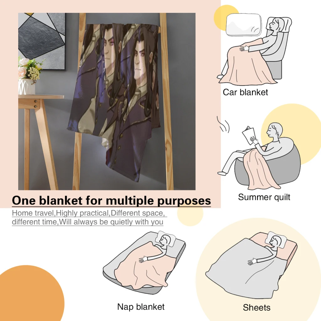 Удобное Мягкое Одеяло Из фланцы украшение для спальни