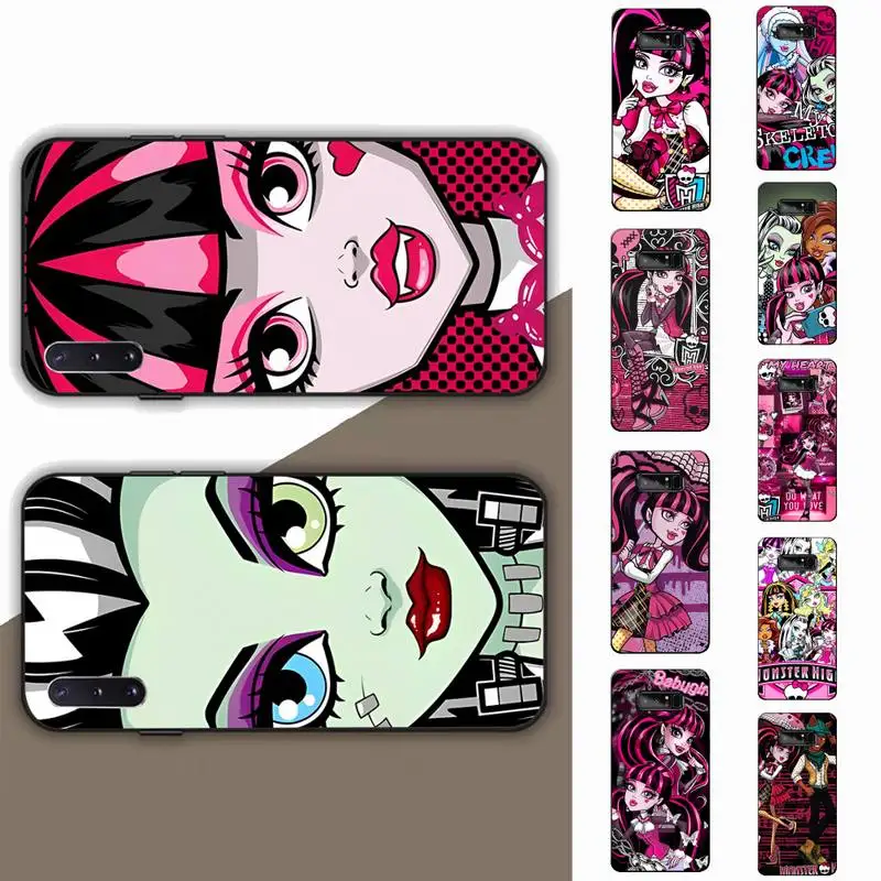 

Yinuoda M-Monsters High Girl A-ccessories Phone Case for Samsung Note 5 7 8 9 10 20 pro plus lite ultra A21 12 72