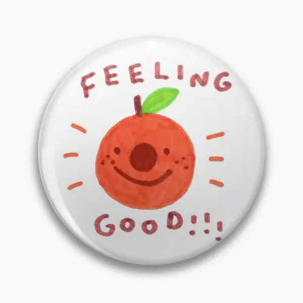 

Feeling Good Customizable Soft Button Pin Decor Collar Hat Funny Clothes Metal Lapel Pin Badge Lover Cute Gift Creative Fashion