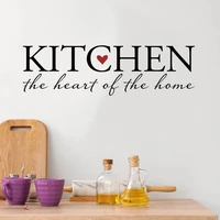 wall stickers kitchen the heart of the home quotes decals vinyl mural hallway foyer kitchen dining room home decor poster hj1413
