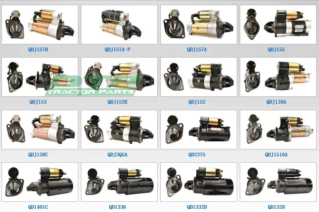 Полный ассортимент стартера Qdj1308 Qdj1332A Qd100c3