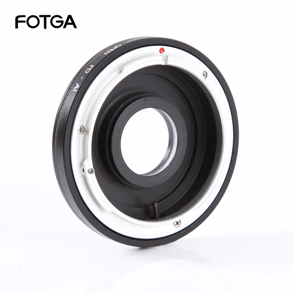 

Fotga Adapter ring for Canon FD/FC Lens to Nikon D810 D750 D7200 D3300 D5500 D5000 D7100 D70 dslr camera body w/ Glass+ len Caps