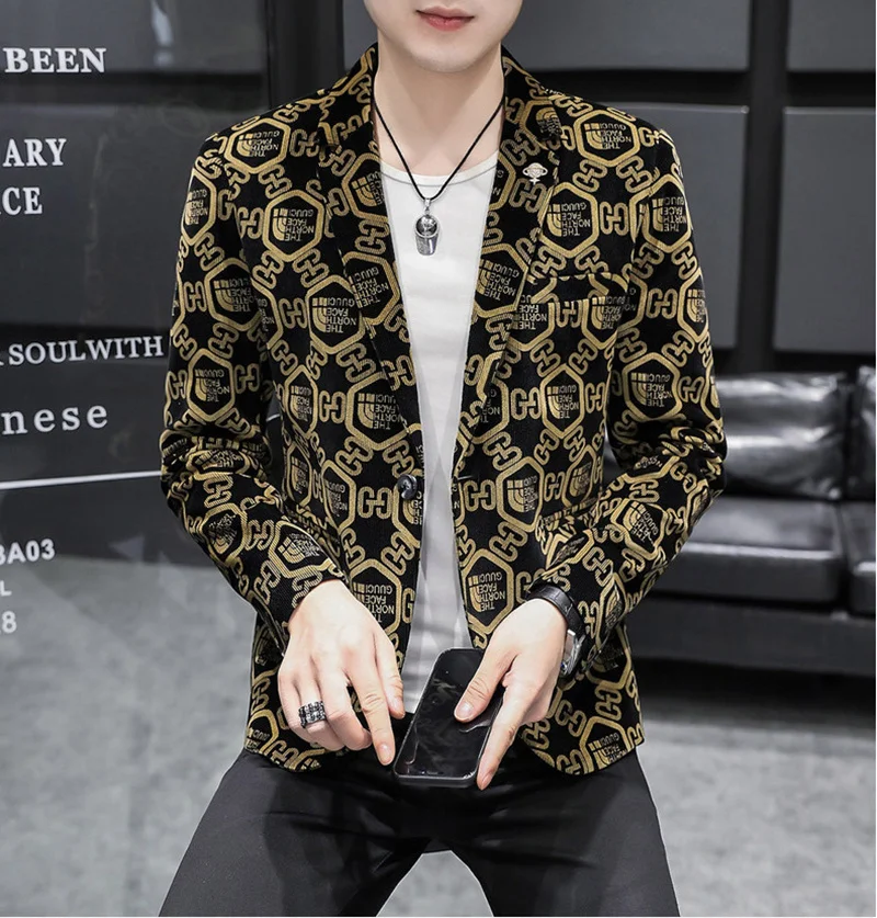 

Boutique Blazer Fashion Business Elegant Variety Versatile Trend Teen Italian Style Casual Slim Dress Korean Gentleman Blazer