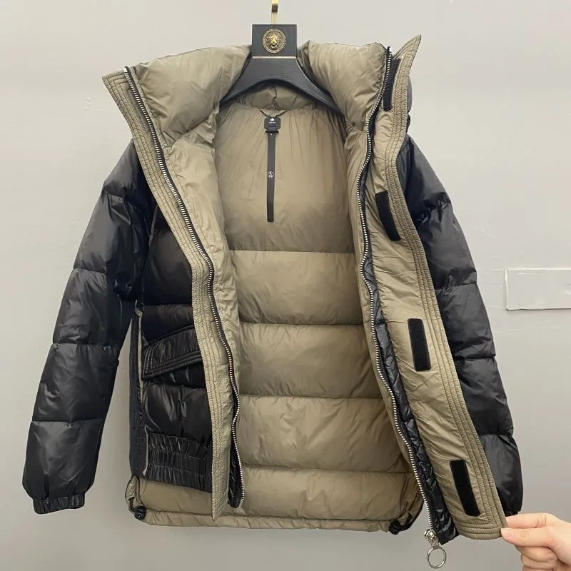 Новинка 2023 мужской пуховик зимнее пальто Короткие свободные парки для отдыха