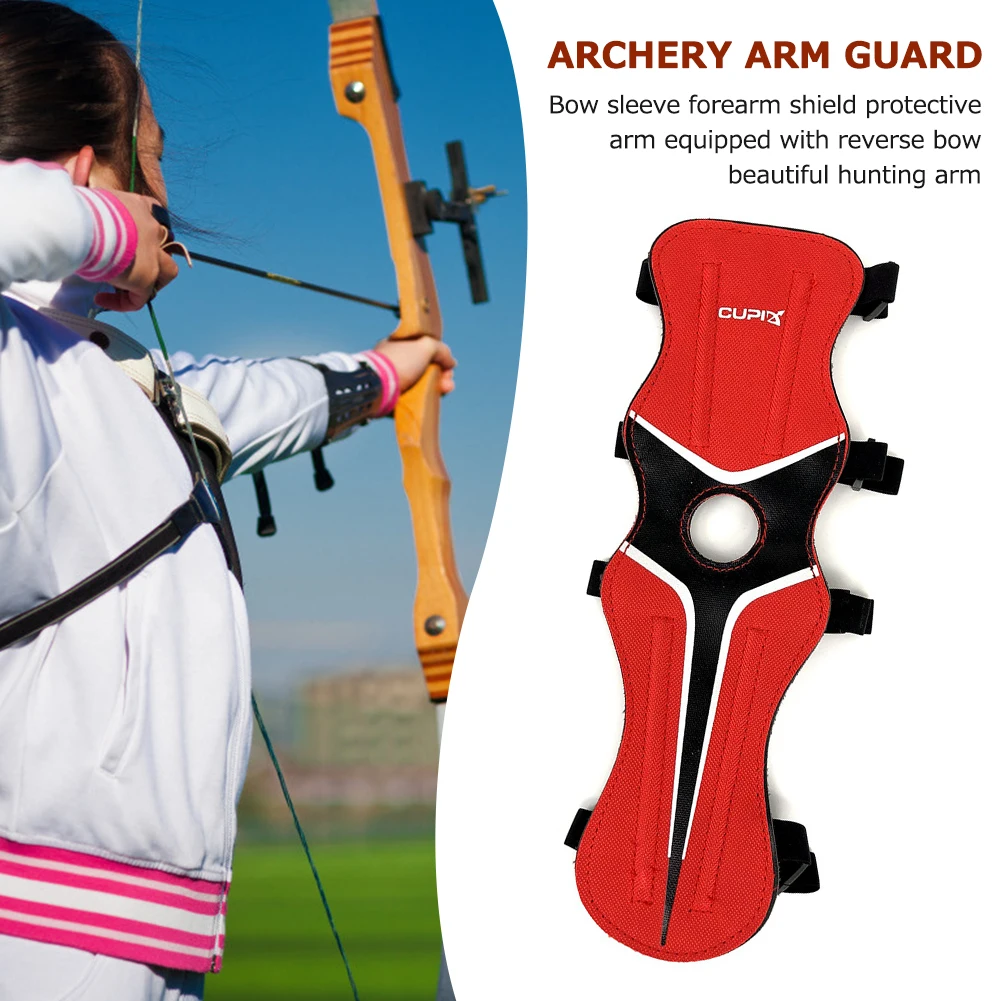 

Nylon Arm Guard Gear Archery Bow Sleeve Forearm Shield Protective Arm Guard Accessory Recurve Bow Beauty Hunting Arm Protector