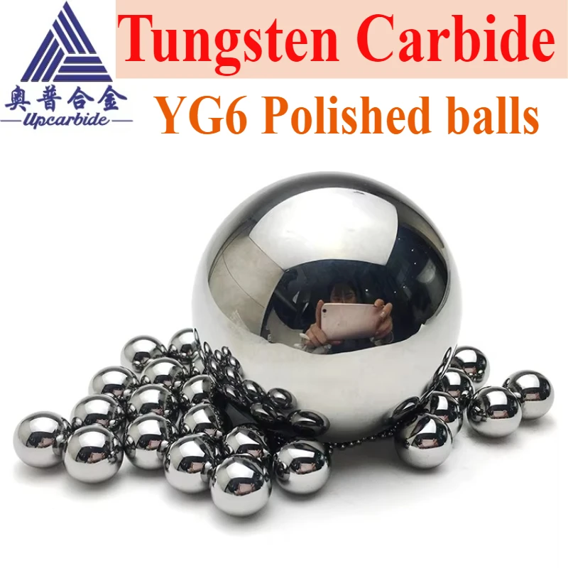 

Шарики из карбида вольфрама YG6 G10 G24 1,588-25 мм