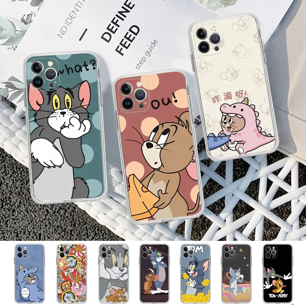 

M-Mouses and C-cats Phone Case For iPhone 14 11 12 13 Mini Pro XS Max Cover 6 7 8 Plus X XR SE 2020 Funda Shell