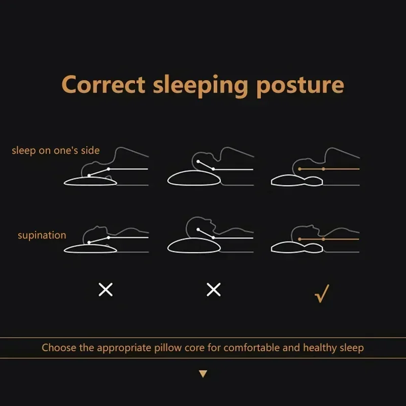 Подушка для массажа шеи сна домашняя Ортопедическая подушка соевое волокно спа