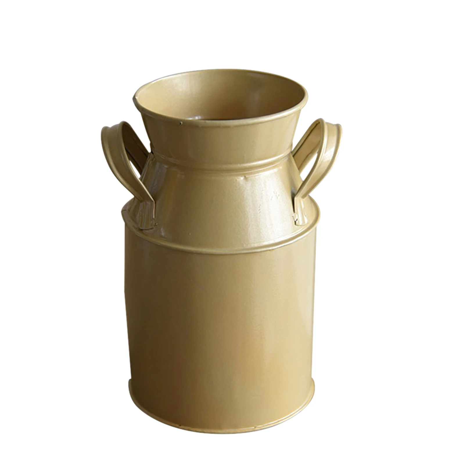 Металлическая ваза с оцинкованной отделкой настольный балкон банка для молока