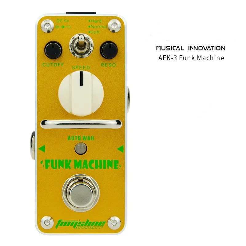 

AROMA AFK-3 True Bypass Funk Machine Auto Wah Electric Guitar Effect Pedal Mini Single Effect Guitar Parts