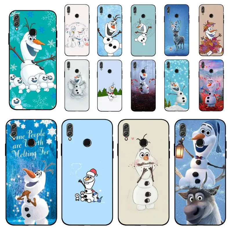 

Disney Olaf Snowman Frozen Phone Case for Huawei Honor 10 i 8X C 5A 20 9 10 30 lite pro Voew 10 20 V30